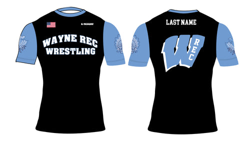 Wayne Rec Wrestling Sublimated Compression Shirt - 5KounT2018