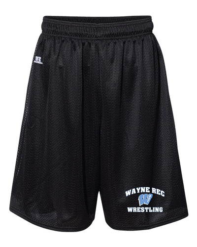 Wayne Rec Wrestling Russell Athletic  Tech Shorts - Black - 5KounT2018