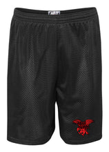 RedHawk Wrestling Club Tech Shorts - Black/Silver - 5KounT