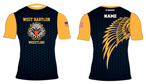 West Babylon Wrestling Sublimated Compression Shirt - 5KounT