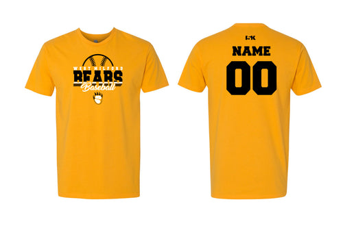 West Milford Baseball Cotton Crew Tee - White