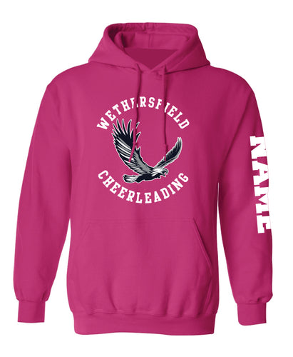 Wethersfield Eagles Cheer Cotton Hoodie - 5KounT2018