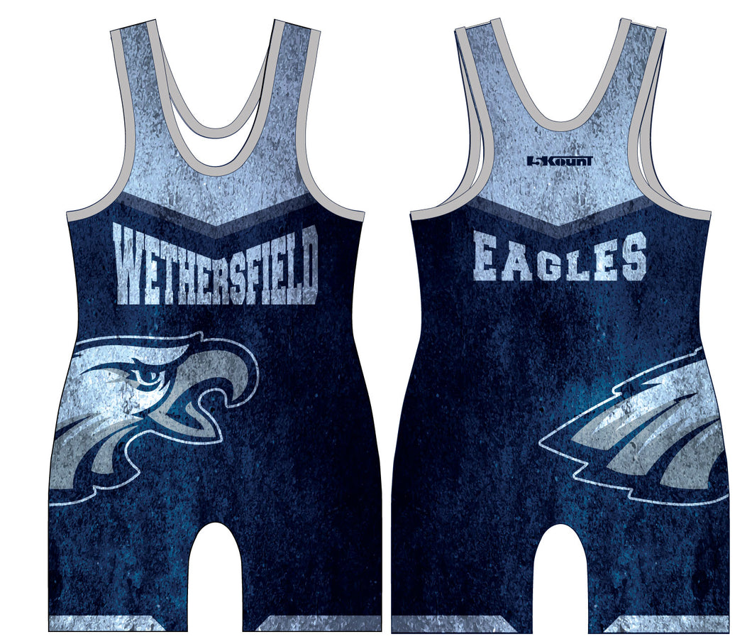 Wethersfield Wrestling Sublimated Singlet - 5KounT