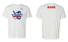 Secaucus Hockey Dryfit Performance Tee - White/Royal - 5KounT2018
