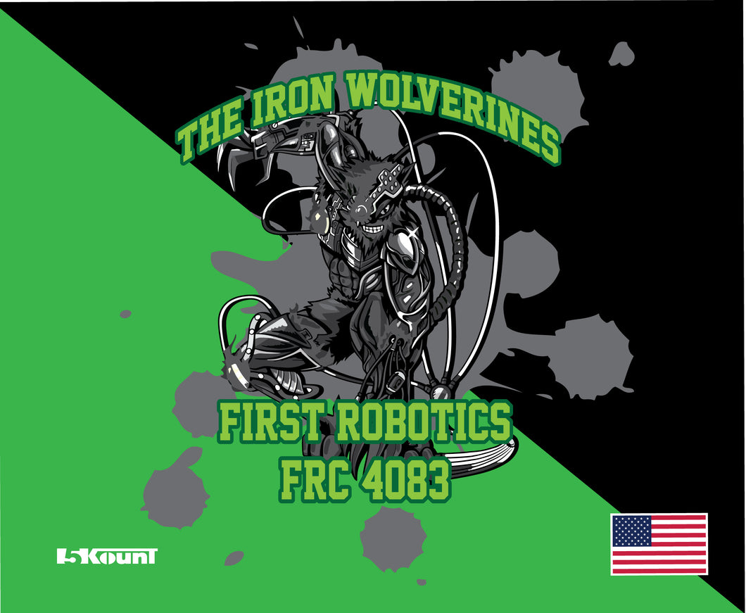 Iron Wolverines Sublimated Mousepad - 5KounT2018