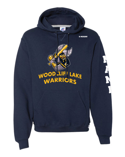 Woodcliff Lake Baseball Russell Athletic Cotton Hoodie - Navy - 5KounT2018
