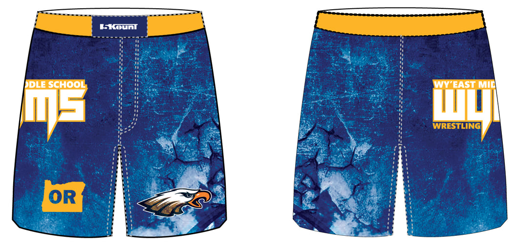 Wy'East MS Sublimated Fight Shorts - 5KounT