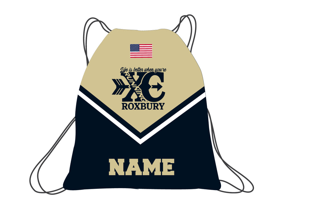 Roxbury Cross Country  Sublimated Drawstring Bag - 5KounT