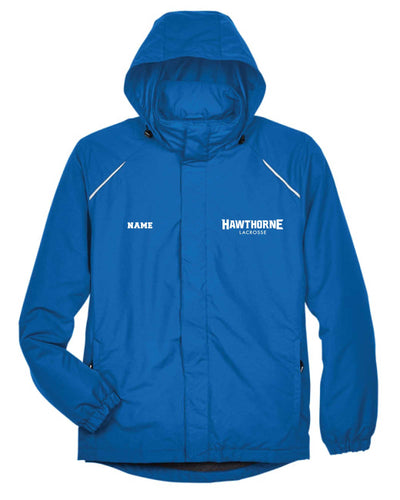 Hawthorne Lacrosse Men's Hooded Rain Jacket - Royal