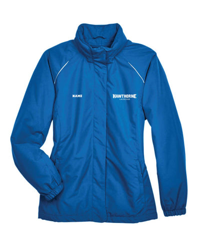 Hawthorne Lacrosse Women's Hooded Rain Jacket - Royal