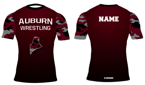 Auburn Wrestling Sublimated Compression Shirt - 5KounT