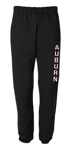 Auburn Wrestling Cotton Sweatpants - Black - 5KounT