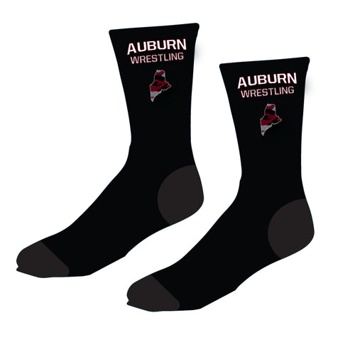 Auburn Wrestling Sublimated Socks - 5KounT