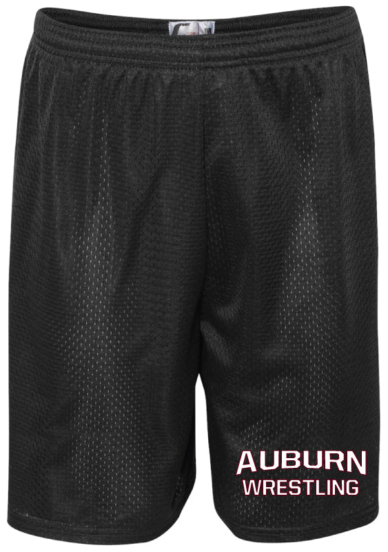 Auburn Wrestling Tech Shorts - Black - 5KounT
