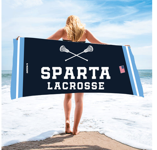 Sparta Lacrosse Sublimated Beach Towel - 5KounT