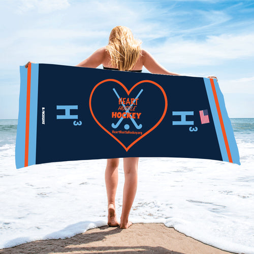 H3 Field Hockey Sublimated Beach Towel - 5KounT