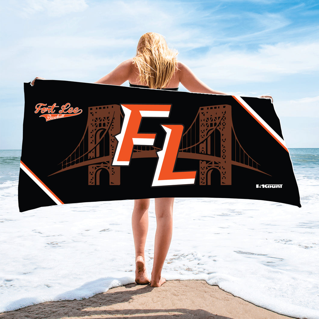 Fort Lee Baseball Sublimated Beach Towel - 5KounT
