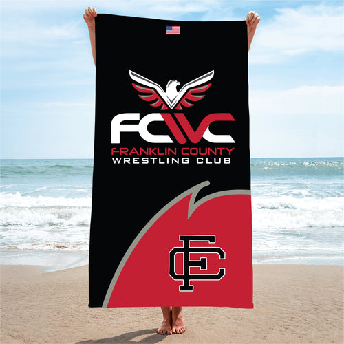 Eagles Wrestling Sublimated Beach Towel - 5KounT