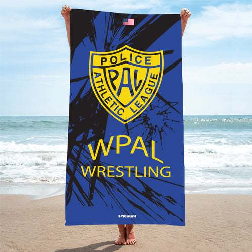 WPAL Wrestling Sublimated Beach Towel - 5KounT