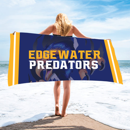 Edgewater Wrestling Sublimated Beach Towel - 5KounT
