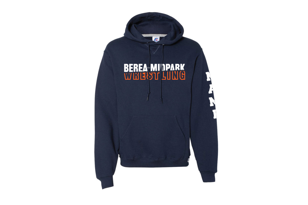 Berea Midpark Wrestling Russell Athletic Cotton Hoodie - navy - 5KounT