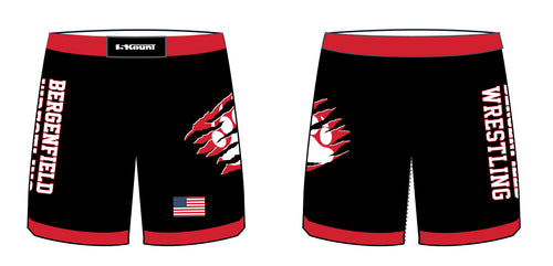 Bergenfield Wrestling Sublimated Fight Shorts - 5KounT2018