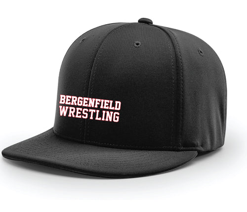 Bergenfield Wrestling Flexfit Cap - Black - 5KounT2018