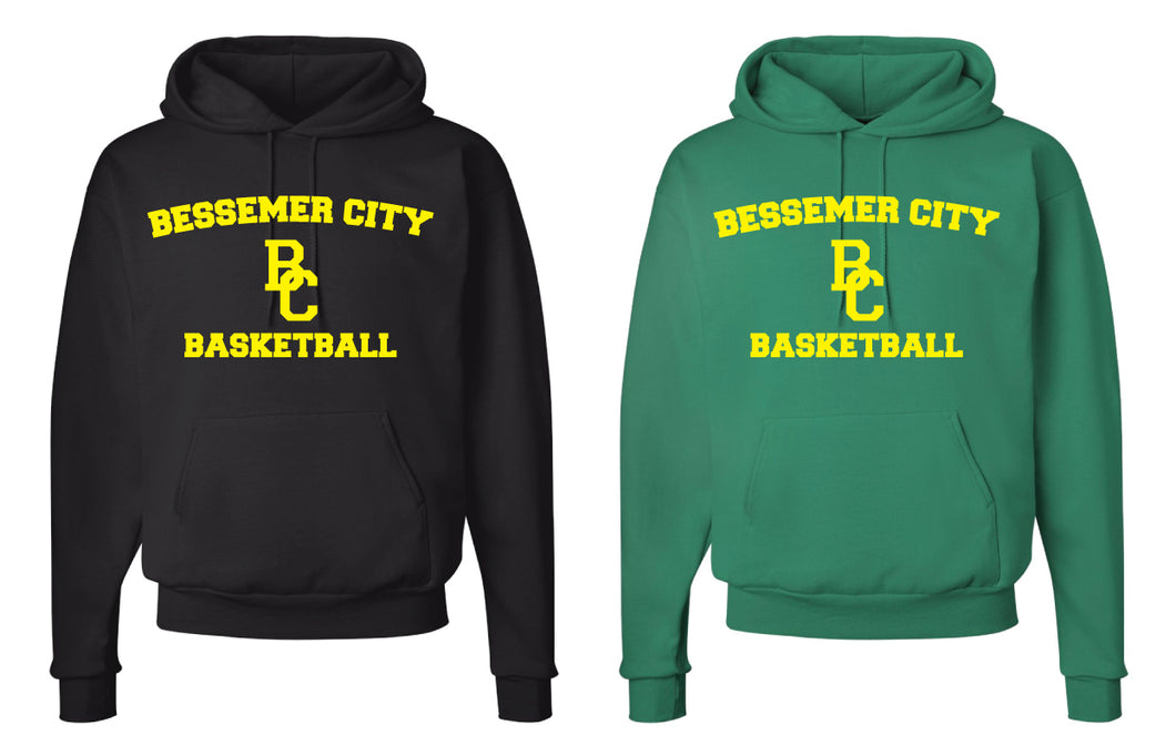 Bessemer City Basketball Cotton Hoodie - Black or Green - 5KounT