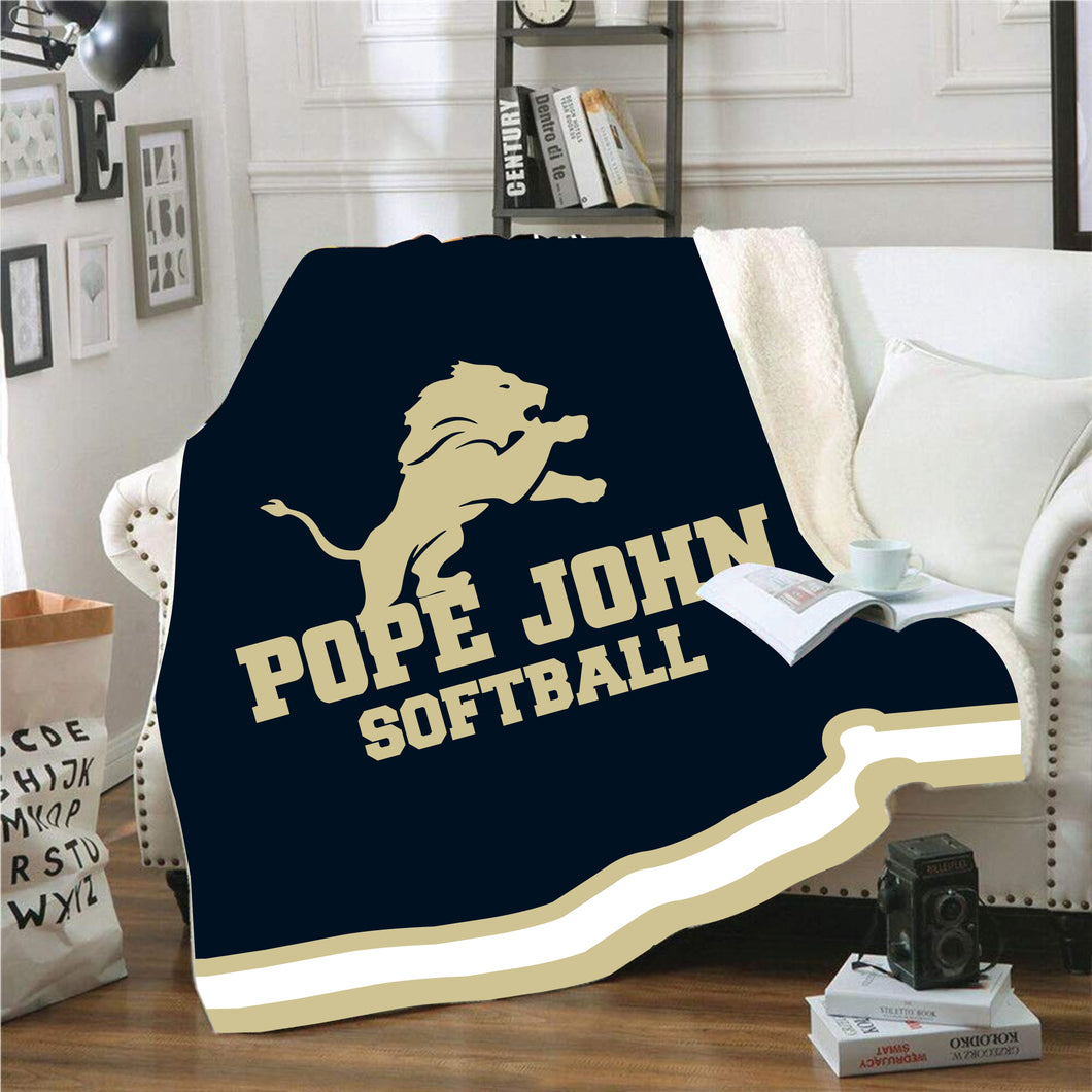 Pope John Softball Sublimated Blanket - 5KounT