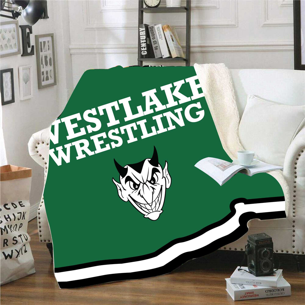 Westlake Wrestling Sublimated Blanket