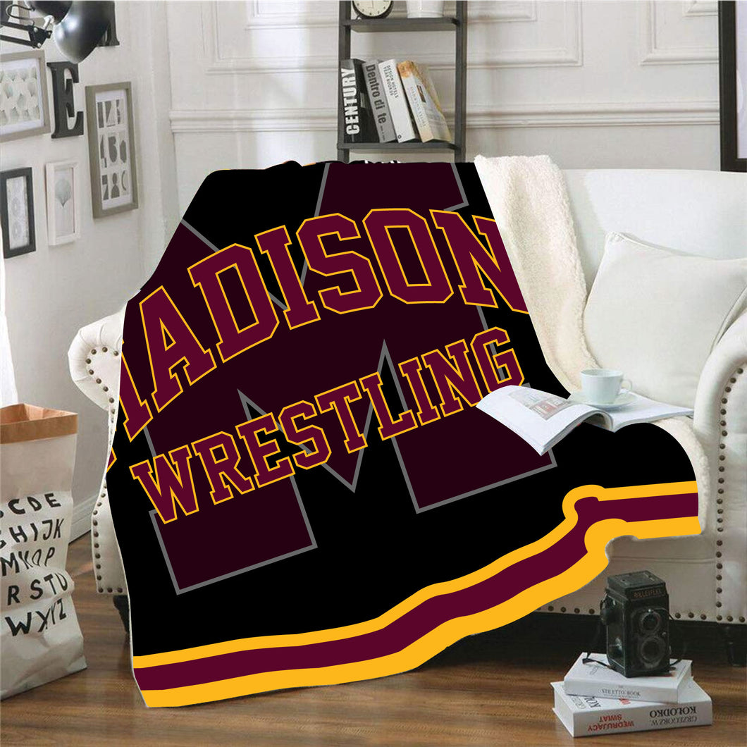 Madison Wrestling Sublimated Blanket - 5KounT
