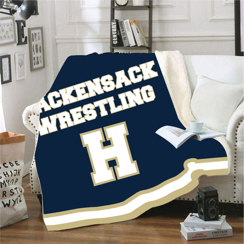 Hackensack Wrestling Sublimated Blanket