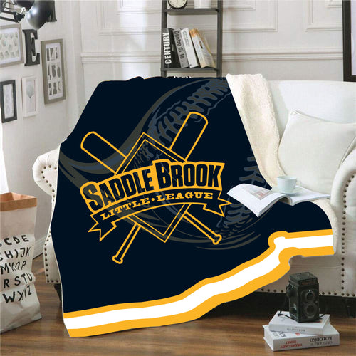 Saddle Brook Baseball Sublimated Blanket - 5KounT