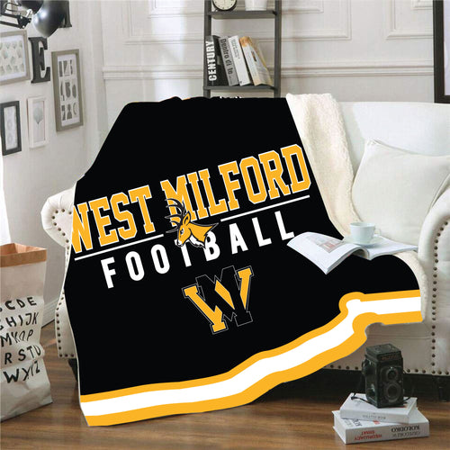 West Milford Highlanders Football Sublimated Blanket