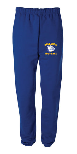 BBYC Bulldogs Football Cotton Sweatpants - Royal - 5KounT2018