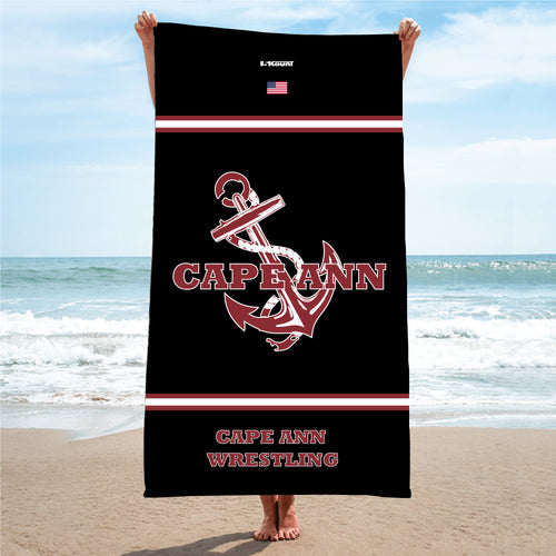 Cape Ann Wrestling Sublimated Beach Towel - 5KounT2018