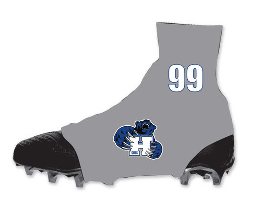 Hawthorne Football Sublimated Cleat Covers - Gray