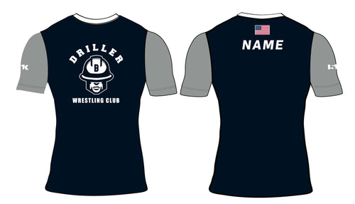 Driller Wrestling Club Sublimated Compression Shirt - 5KounT