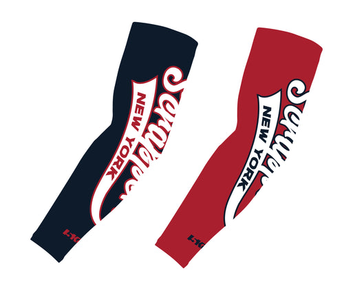 Scrappers Baseball Sublimated Compression Sleeve - Navy / Red - 5KounT