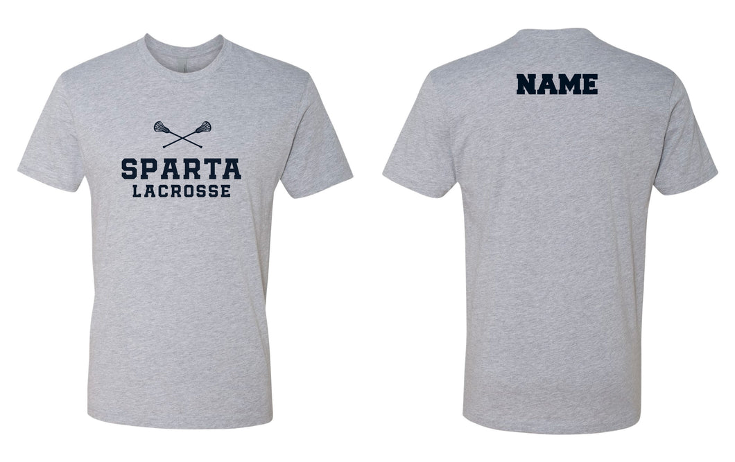 Sparta Lacrosse Cotton Crew Tee - Gray - 5KounT