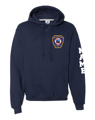 Hillsdale Fire Russell Athletic Cotton Hoodie - Navy - 5KounT