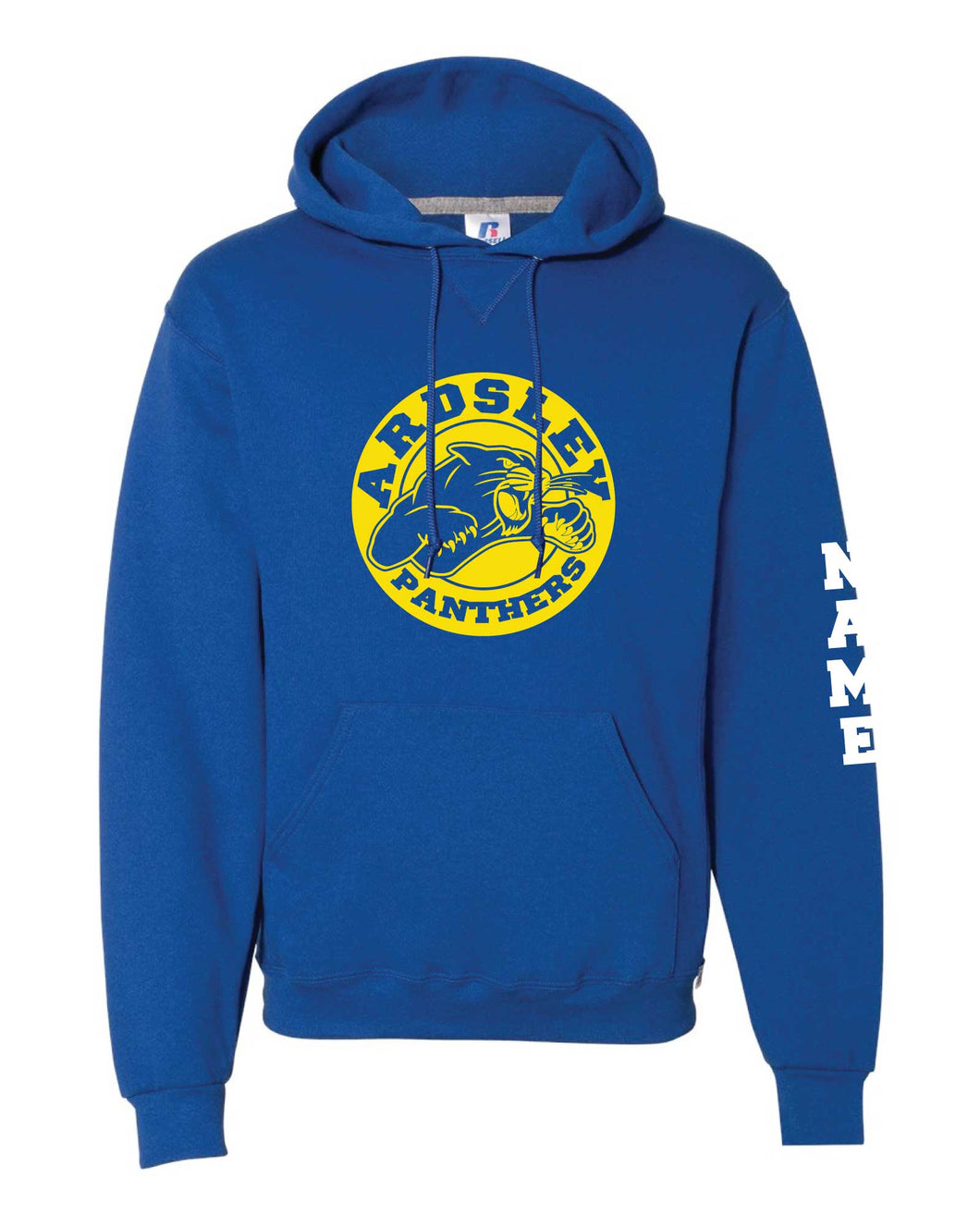 Ardsley Football Russell Athletic Cotton Hoodie - Royal