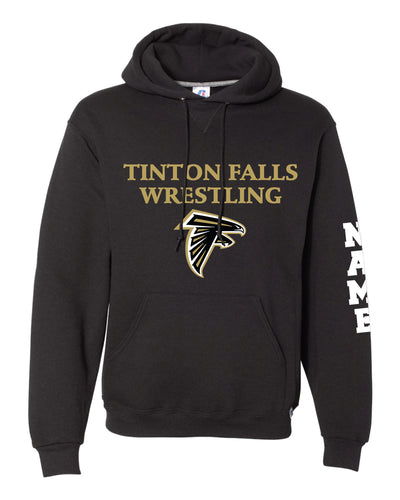 Tinton Falls Wrestling Russell Athletic Cotton Hoodie - Black - 5KounT