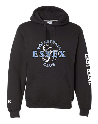 Essex Volleyball Russell Athletic Cotton Hoodie - Black - 5KounT2018