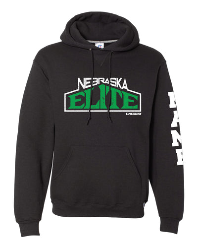 Nebraska Elite Russell Athletic Cotton Hoodie - Black - 5KounT