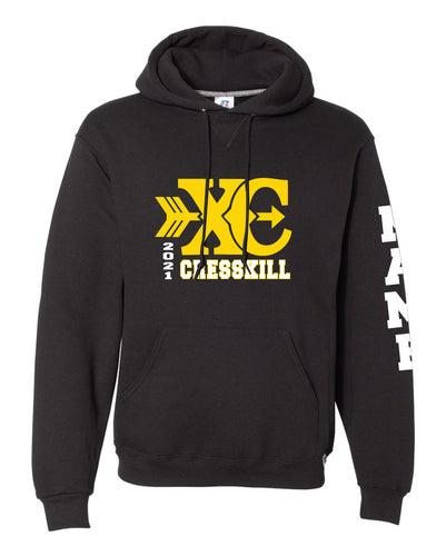 Cresskill XC Russell Athletic Cotton Hoodie - Black - 5KounT