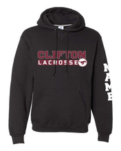 Clifton Lacrosse Russell Athletic Cotton Hoodie - Black