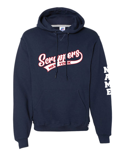Scrappers Baseball Russell Athletic Cotton Hoodie - Navy - 5KounT