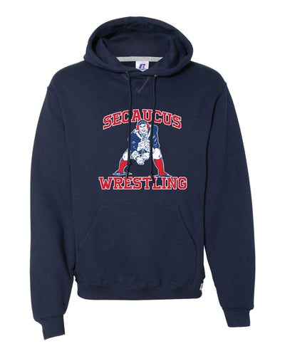 Secaucus High School Wrestling Russell Athletic Cotton Hoodie - Navy