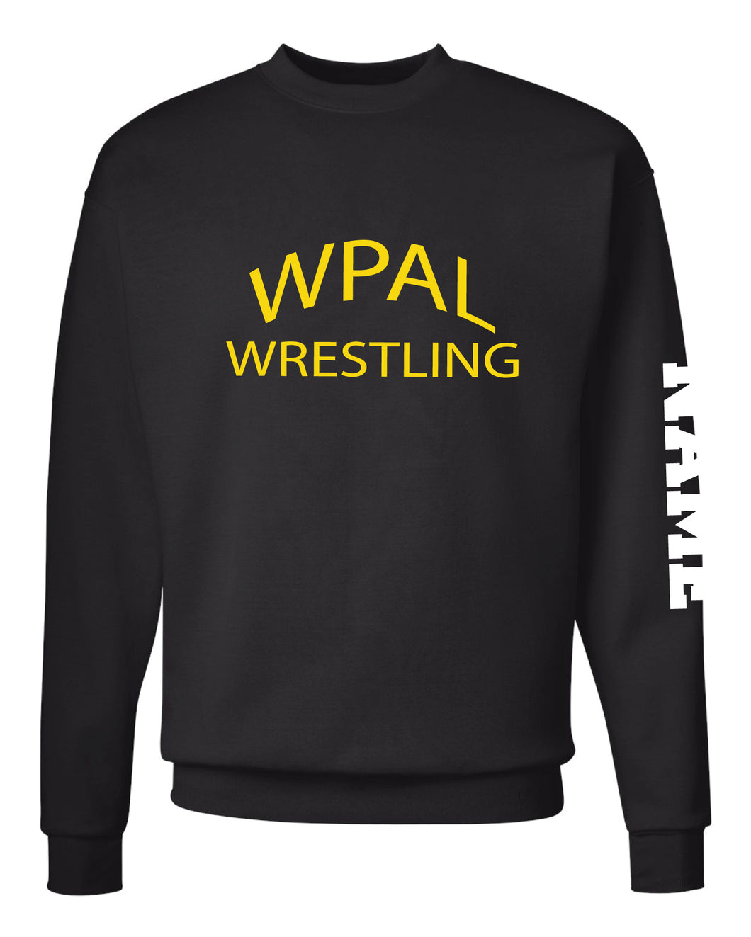 WPAL Wrestling Crewneck Sweatshirt - Black - 5KounT